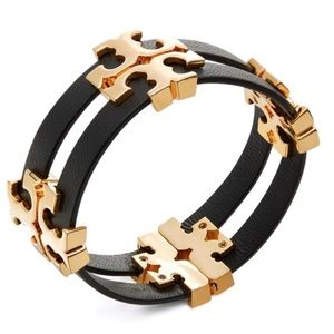 Tory Burch Black and Gold Bracelet